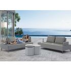 Couture Jardin Flexi Sofa Set 1 Arm/1 Table, Grey