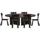 Noir Furniture Savage Dining Set with Gilbert Chair