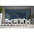 Vondom Jut 70.75" x 35.5" Basic Dining Set in White