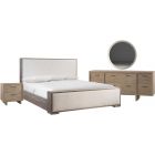 Bernhardt Casa Paros Upholstered in Wood Frame, Panel Bedroom Set K1877-230