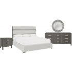 Bernhardt Furniture Prado Panel Bedroom Set, King #FR3B-H03B-324228B