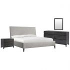 Bernhardt Furniture Menton Panel Bedroom Set King #B145 Fabric