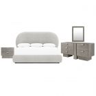 Bernhardt Furniture Monolith Panel Bedroom Set King #B158 Fabric