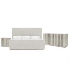 Bernhardt Furniture Tempo Panel Bedroom Set Queen #B157 Fabric