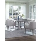 Vanguard Axis II Two 20" Leaves & Full Extension Dining Set - Pebble Path