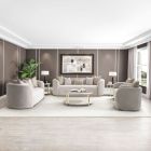 AICO Michael Amini Ariana Sofa Set Beige - Gold