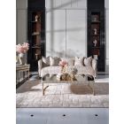 AICO Michael Amini Lisbon Sofa Set - Opal Gold