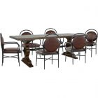 Fairfield BD Collection Essa Trestle Dining Set