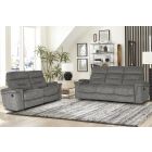 Parker Living Diesel Manual Sofa Set in Cobra Grey