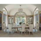 AICO Michael Amini Platine De Royale Rectangular Dining Set