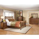 Intercon Furniture Oak Park Slat Bedroom Set in Mission