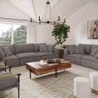 TOV Furniture Cali Slate Modular Sofa Set