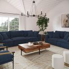 TOV Furniture Cali Navy Modular Sofa Set