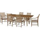 Theodore Alexander Nova Extending Dining Set in Dawn TAS40025.1BUS-TAS41025.1BUS