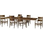 Theodore Alexander Nova Extending Dining Set in Dusk TAS40023.1BUT-TAS41023.1BUT