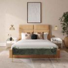 TOV Furniture Eliana King Bedroom Set - Honey Velvet