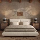 TOV Furniture Romp 100% Recycled Linen King Bedroom Set - Cream