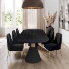 TOV Furniture Rishi Black Rope Dining Set TOV-D6179