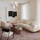 TOV Furniture Misty Sofa Set - Cream Boucle