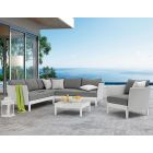 Couture Jardin Welcome Sofa Set/Lounger, White/Eden