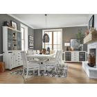 Magnussen Harper Springs Trestle Dining Set in Silo White D5321-63