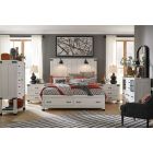 Magnussen Harper Springs Panel Storage Bedroom Set in Silo White