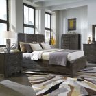 Magnussen Abington Panel Bedroom Set in Weathered Charcoal - Queen