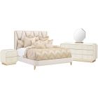 AICO Michael Amini La Rachelle Upholstered Panel Bedroom Set