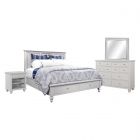 Aspenhome Cambridge Panel Storage Bedroom Set - Light Gray Paint #451