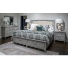 Magnussen Glenbrook Panel Storage Bedroom Set with Upholstered Headboard