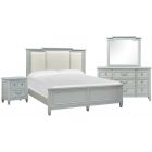 Magnussen Glenbrook Panel Bedroom Set with Upholstered Headboard