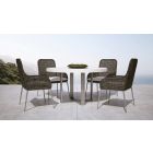 Bernhardt Furniture Exteriors Del Mar Round Dining Set