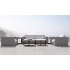 Bernhardt Furniture Exteriors Capri Sofa Set, Mist Gray