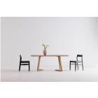 Moe's Home Collection Godenza Rectangular Dining Set in Oak