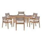 Universal Furniture Coastal Living Outdoor Chesapeake 80" Round Dining Set #U012635