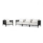 Eichholtz Outdoor Sofa Set Ocean Club - Black