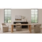 Moe's Home Collection Milo Large Dining Table Set in Oak