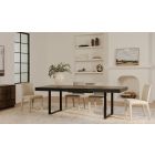 Moe's Home Collection Ben Extension Dining Set in Black