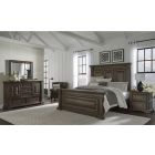 Pulaski Furniture Woodbury Panel Bedroom Set in Cowboy Boots Brown, King