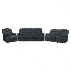 Parker Living Bolton Misty Storm Reclining Dual Reclining Sofa Set (Promo)