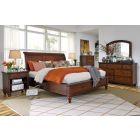 Aspenhome Cambridge Sleigh Storage Bedroom Set - Brown Cherry #451