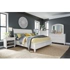 Aspenhome Cambridge Sleigh Bedroom Set - White #451