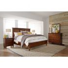 Aspenhome Cambridge Panel Bedroom Set - Brown Cherry #450