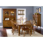 Liberty Furniture Treasures Rectangular Dining Set in Rustic Oak #C2050-C2051