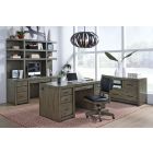 Aspenhome Modern Loft Executive Desk Set - Greystone