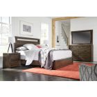 Aspenhome Modern Loft Panel Bedroom Set - Brownstone #450