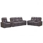 Parker Living Equinox Mercury Power Reclining Sofa Set with Drop Down Table