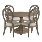 Artistica Home Axiom Round Dining Set in Grigio