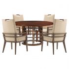 Tommy Bahama Home Island Fusion Meridien Round Dining Set 556-885-01