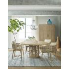 Hooker Furniture Surfrider 60in Rattan Round Dining Set